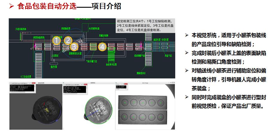 食品包装视觉检测分选